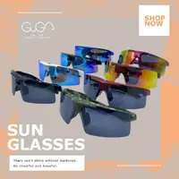 在飛比找momo購物網優惠-【GUGA】偏光柱面鏡片可掀式運動太陽眼鏡(掀蓋太陽眼鏡 偏