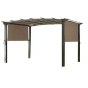 Garden Winds Canopy Top Cover 7' Replacement Durable UV Protection in Brown