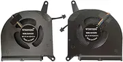 7MM for Gigabyte Aorus 15G 15P 17G 17P KB XC XA XB XD RX7G RX5G RP77 RP75 for AERO 17 15 OLED Laptop Cooler CPU GPU Cooling Fan(CPU and GPU)