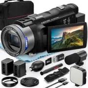 4K Video Camera Camcorder, 48MP Vlogging Camera for YouTube 16X Digital Zoom, Ca