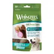 Whimzees Value Bag Puppy Treats M - L 14pk