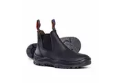 Mongrel Mens Oil Kip Elastic Slde Non Safety Work Boots 916020 - Black