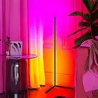 Living Room LED Corner Floor Lamp Multi-Color LED Floor Lamp RGB+ Remote Control