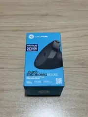 JLab JBuds 2.4G Wireless, Bluetooth Vertical Ergonomic Optical Mouse, Black