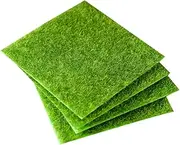 Kisangel Micro Landscape Accessory Pcs PVC Realistic Moss Grass Mini Ornament for Garden Decorations