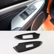 Carbon Fiber Window Switch Panel Frame Trim For Lexus RC200t RC300 RC350 RC F (for: Lexus)