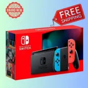 Nintendo Switch HAC-001(-01) Handheld Console - 32GB - Neon Blue/Red Joy-Con...