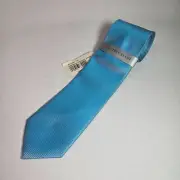 NWT Geoffrey Beene Hand Made Tie Mens Geometric Blue 3.25" x 58" New