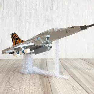 【青文創】F-5E戰機 4代微型積木 青年日報/迷你積木/DIY親子組合/模型收藏
