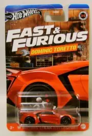 LYKAN HYPERSPORT W MOTORS DOMINIC FAST & FURIOUS HOT WHEELS DIECAST 2024