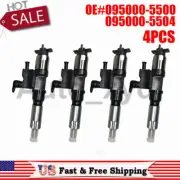 4PCS Common Rail Injector 095000-5504 095000-5500 For Isuzu 4HL1 6HL1 Engine XYD