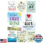SandO Set of 8 Scripture Wall Art Poster – Inspirational Faith-Based Artwork