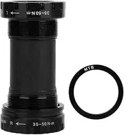 BB91 Dub Bicycle Bottom Bracket Screw High Strength Alloy Smooth Ball Bearing Axis Black Shaft for Mountain or Road Bicycle