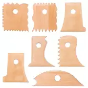 7 Pieces Pottery Tools Pottery Foot Shaper Tools Pottery Trimming Tools9860