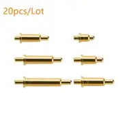 20pcs 5-8.0mm Pin Head Spring Loaded Signal Test Probes Plug Pogo Pins Connector