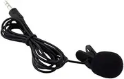 CLISPEED Mini Lavalier Clip Microphone for Lectures Teaching Compact Design Omnidirectional Pickup for Presentations Video Recording Frequency Range