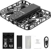 [HOVERAir] X1 Self-Flying Camera, Pocket-Sized Drone HDR Video Capture, Palm Takeoff, Intelligent Flight Paths, Follow-Me Mode, Foldable Action Camera with Hands-Free Control Black (Combo)