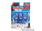 Santa’s Day Out Diecast Figurine Set for 1/64 Models American Diorama 76508