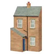 Bachmann 44-0217B OO Gauge Scenecraft Low Relief Rear of Terrace, Left Hand Door