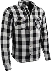 Milwaukee Performance Men's MPM1633-BLK/WHITE-4X (BLK/WHITE, 4X)