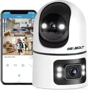 WiFi Security Camera Indoor 360°Dual Lens Home Surveillance IP Camera CCTV wit