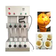Commercial Electric Pizza Cone Forming Making Maker Machine 4Molds 3KW 110V 220V