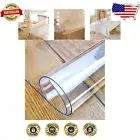 Customizable 40 x 96 Inch Clear Vinyl Table Cover - Easy Clean, Waterproof