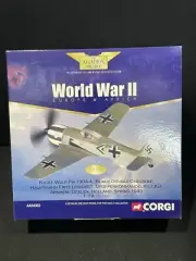 Corgi AA34302 Focke-Wulf FW190A-4 Black Double Chevron Fritz Losigkeit Airplane