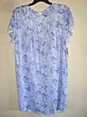 Ladies Plus Nightgown Purple Floral Size 3X NEW