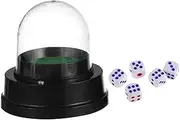 ERINGOGO 1 Set Electric Dice Cup Automatic for Games Compact Lightweight for More Includes No Battery