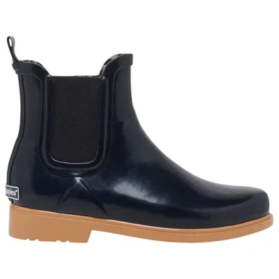 Womens Hush Puppies Muddy Shoes Black Shine Dress Formal Ladies Boots 5