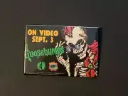 Rare 1996 Goosebumps Reading And Scream Official Pin, Org, Made In USA, Gem Pin!