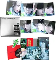 [DESIRE : UNLEASH] (ENGENE Ver. - Random) Package + Booklet + Sticker Set + CD-R + Photo Card + Character Card + 2 Pin Badges + 4 Extra Photocards