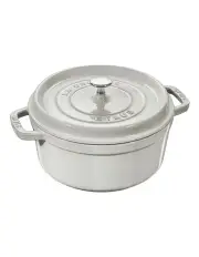 [Staub] Round Cocotte 28cm/6.7L in White Truffle