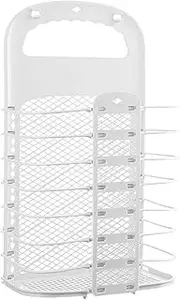 Wall Mounted Laundry Hamper - Dangling Wall-Mounted Collapsible Hamper,Waterproof Dirty Clothes Organizer, Tall Folding Laundry Hamper for Washing Machine, Wall, Door