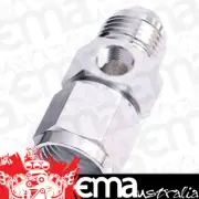 Aeroflow AF140-03S Straight Female - Male -3AN Silver with 1/8" NPT Port