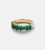 [Suzanne Kalan] Suzanne Kalan Fireworks 18kt gold ring with emeralds Q gold
