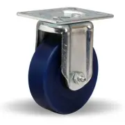 Hamilton R-HL-4UY Hi-Lo Rigid Caster, 4-Inch x 1.25-Inch Unilast Solid Polyureth