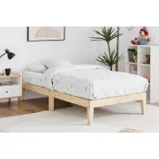William Wood Bed Frame Natural - Queen