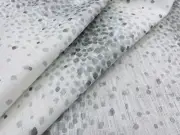 Kravet Spotted Stripe Linen Print Uphol Drapery Fabric - Jaunty / Vapor 1.30 yds