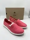 Clarks Womens Shoes Slip On Casual Flats Breeze Step Bright Coral 8.5 M NEW
