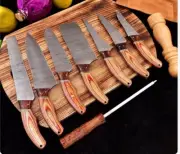 Custom Handmade Damascus Steel Chef’s Knife - 8" Blade