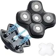 Compatible For WAHFOX Shaver Replacement Heads, Compatible For, SKULL Head Shaver(5D Black)