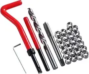 JECOMPRIS 30pcs Thread Repair Insert Kit Durable Tool for Easy Thread Restoration Compatible with Simple Practical for DIY Repairs and Maintenance