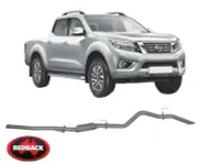 EXTREME DUTY EXHAUST SYSTEM W/ RESONATOR FOR NISSAN NAVARA D23 YS23DDTT 2.3L I4 (for: Nissan)