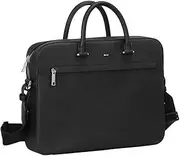 [BOSS] Men's Ray M Single Doc Case, Black, One Size, Black, One Size