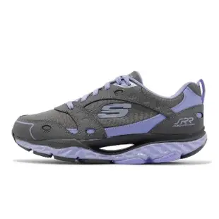 【SKECHERS】慢跑鞋 Pro-Resistance SRR 灰 紫 女鞋 超回彈 弧型大底 運動鞋(896066-CCLV)