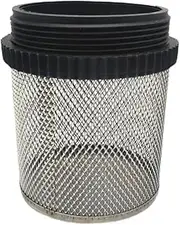Pipe Filters Garden Hose Filter 1pcs Stainless Filter, 1/2" 3/4" 1" 1-1 * 2" 2" 3" 4" Plastic Male Thread Filter for Garden Irrigation Aquarium Water Pump Fillter(2.5")