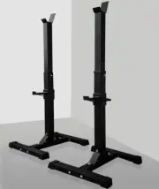 Fitplus Squat Rack Bench Press Weight Lifting Stand Pair AU Stock Good Qua ✨