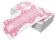 BELLIFFY 100pcs Nail Art Forms Stickers Adhesive Manicure Guide Stickers for DIY Nail Extensions Comfortable and Stylish Manicure Tools